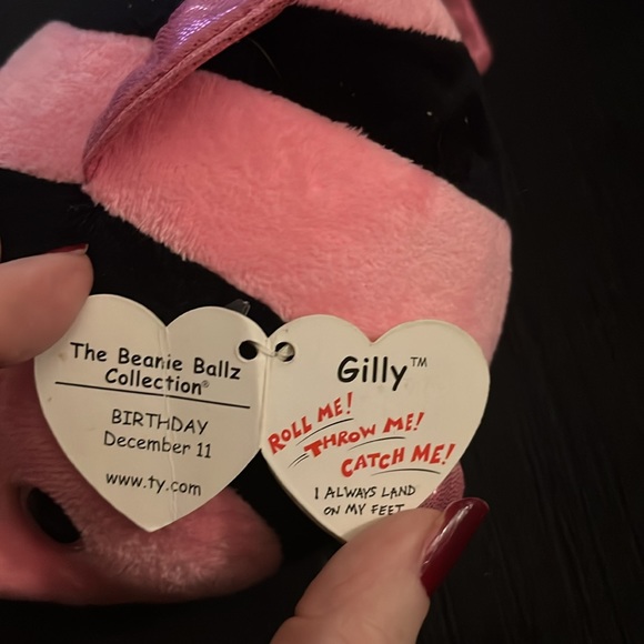 Ty Beanie Ballz Gilly Plush with tag - Picture 6 of 9